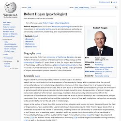 Robert Hogan (psychologist)