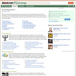 Psychology Basics - Psychology 101