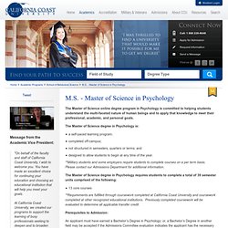 Online Degree Programs - California Coast University