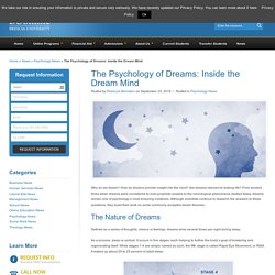The Psychology of Dreams: Inside the Dream Mind