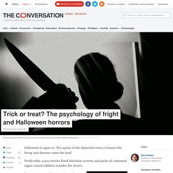 Trick or treat? The psychology of fright and Halloween horrors
