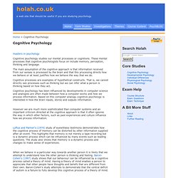 AS Psychology - Holah.co.uk - Core Studies