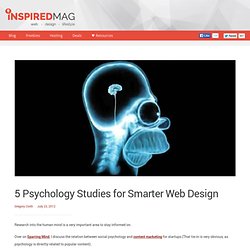 5 Psychology Studies for Smarter Web Design