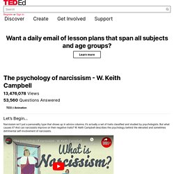 The psychology of narcissism - W. Keith Campbell