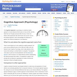 Cognitive Approach (Psychology) - Cognitive Psychology