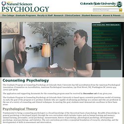 Psychology - College of Natural Sciences - Colorado State University