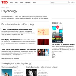 Talks about Psychology