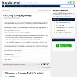 Improving Trading Psychology