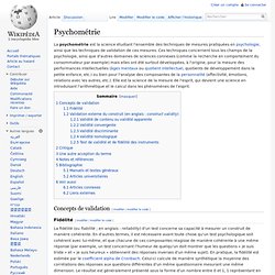 Psychométrie