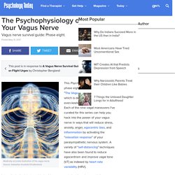 The Psychophysiology of Flow and Your Vagus Nerve