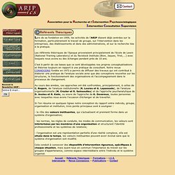 ARIP - Association pour la Recherche et l'Intervention Psychosociologiques