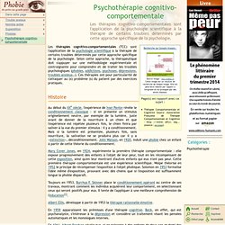 Psychothérapie cognitivo-comportementale