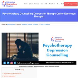 Psychotherapy Edmonton