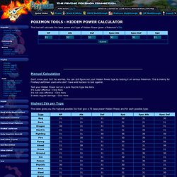 Hidden Power Calculator