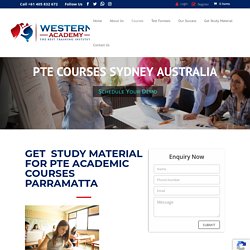 PTE Courses - Western Academy