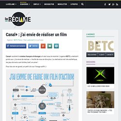 Pub Canal + : J'ai envie de réaliser un film