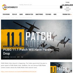 PUBG 11.1 Patch Will Have Paramo Drop