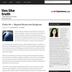 Public Art — Beyond Murals and Sculptures