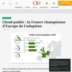 Cloud public : la France championne d'Europe de l'adoption