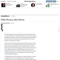 Public Pensions After Detroit