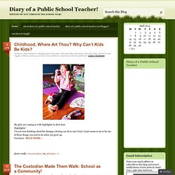 Diary of a Public School Teacher!