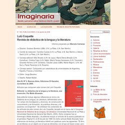 Publicaciones: Lulú Coquette 3 - Imaginaria No. 186 - 2 de agosto de 2006