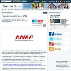 Publication de l'ANAP sur la GPEC