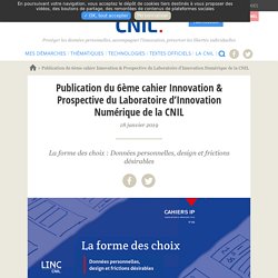 Publication du 6ème cahier Innovation & Prospective du Laboratoire d’Innovation Numérique de la CNIL
