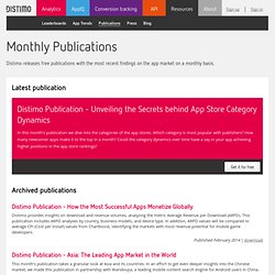 Latest publication: Distimo Publication - Asia: The Leading App Market in the World