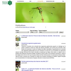 Réserves Naturelles de France - Publications