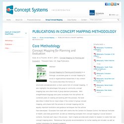 Publications > Concept Mapping > Concept Systems Incorporated