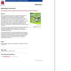 Publications - 7201 - Méthanisation à la ferme (La)