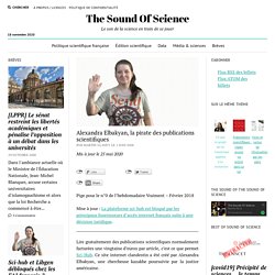 Alexandra Elbakyan, la pirate des publications scientifiques – The Sound Of Science