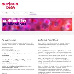 Publications - Serious Play