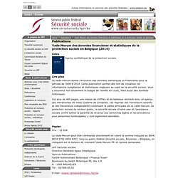 Publications - Vade Mecum des données financières et statistiques de la protection sociale en Belgique - SPF Sécurité Sociale