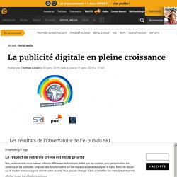 La publicité digitale en pleine croissance