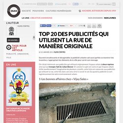 Top 20 des publicités qui utilisent la rue de manière originale » Article » OWNI, Digital Journalism