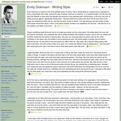 publicroad - Emily Dickinson - Writing Style.