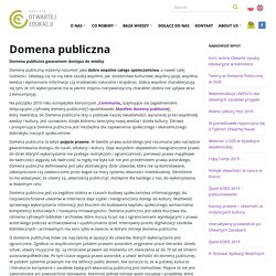 Domena publiczna – Koalicja Otwartej Edukacji