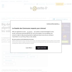 Big data et action publique algorithmique sont-ils solubles dans les valeurs de services publics