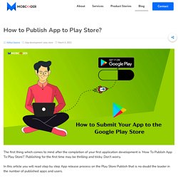 How to Publish App to Play Store