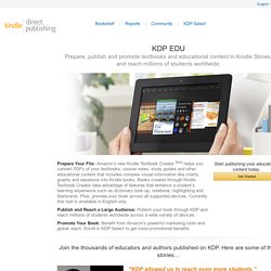 Self publish a textbook with Amazon Kindle Direct Publishing