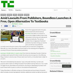 Amid Lawsuits From Publishers, Boundless Launches A Free, Open Alternative To Textbooks