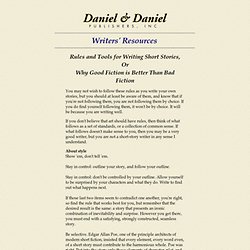 Daniel & Daniel Publishers: Writers Resources #1