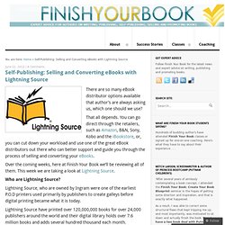 Self-Publishing: Selling and Converting eBooks with Lightning Source