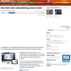 New tools make self-publishing e-books easier