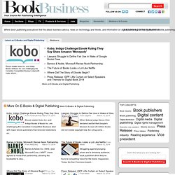 E-Books & Digital Publishing Articles, News and Information