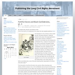 Publishing the Long Civil Rights Movement
