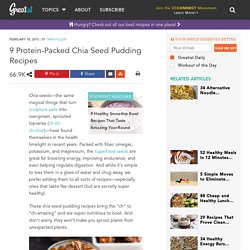 9 Protein-Packed Chia Seed Pudding Recipes
