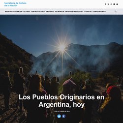 Los Pueblos Originarios en Argentina, hoy